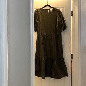 Green h&m long dress